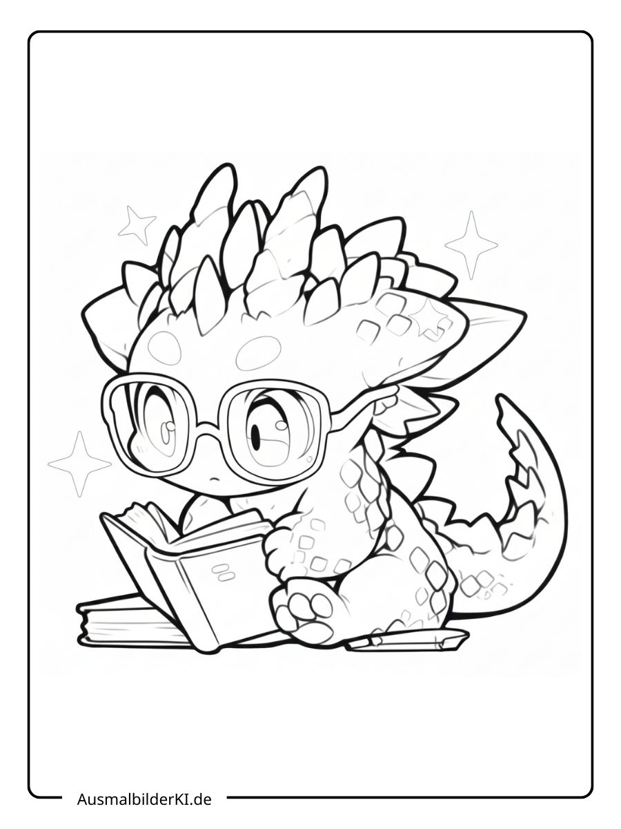 Ausmalbild Drache (17)