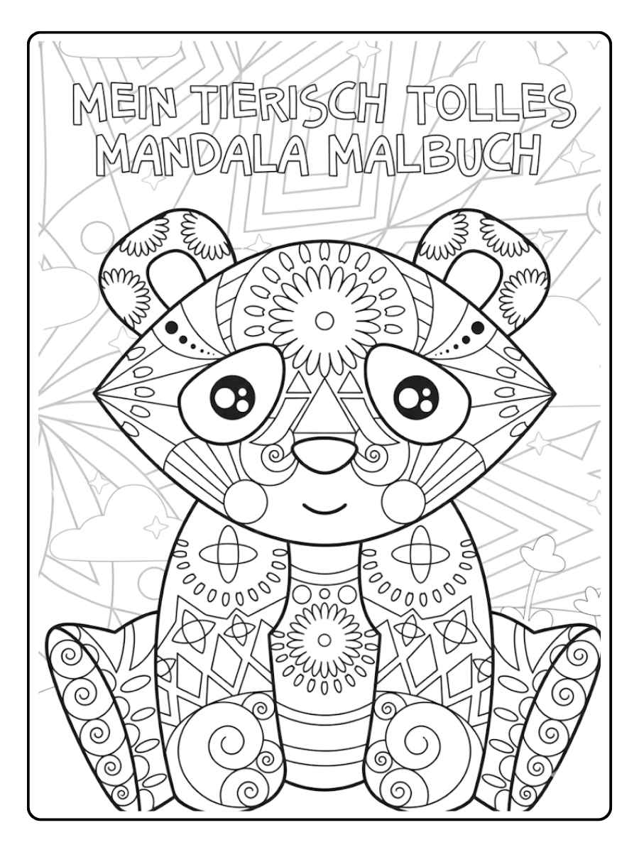 Ausmalbild Tier Mandala Das Geheimnisvolle Blüten