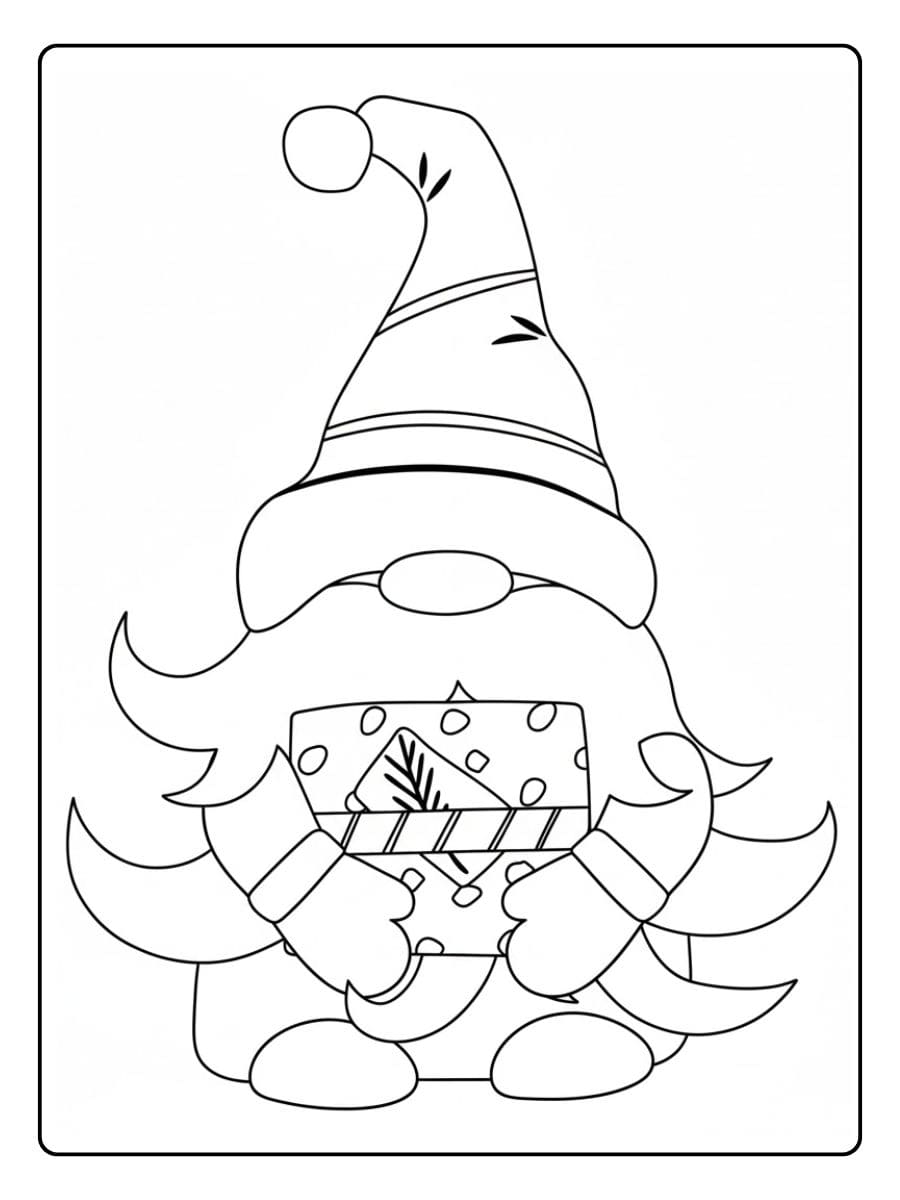 Ausmalbild Weihnachten Wichtel Malvorlage für Kinder