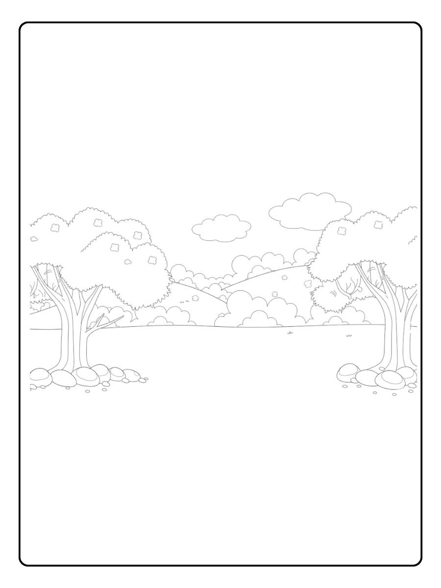 Ausmalbilder Natur Baum Mandala der Ruhe