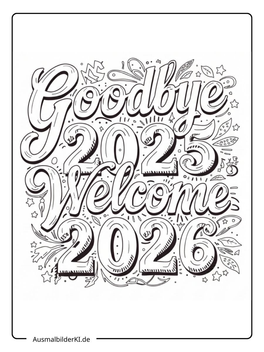 Ausmalbilder Neujahr (10)