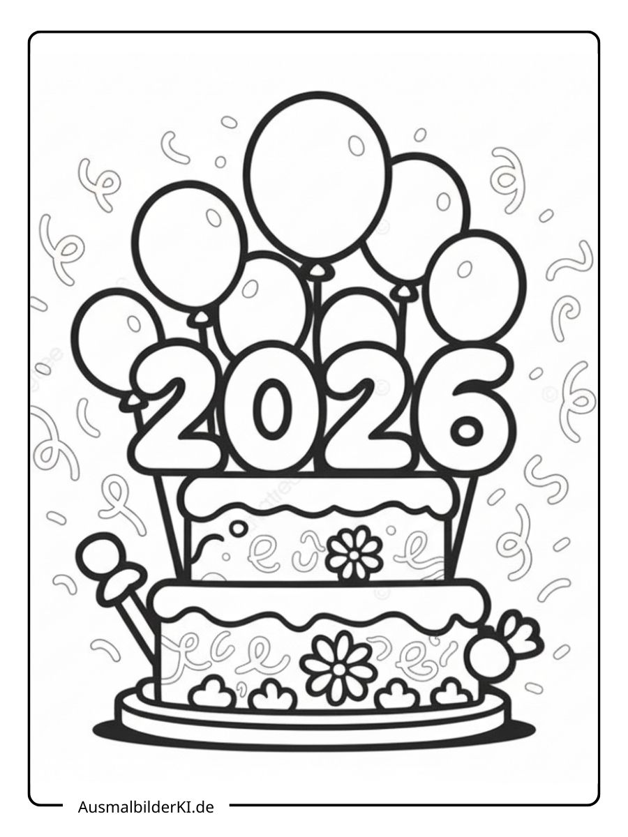 Ausmalbilder Neujahr (12)