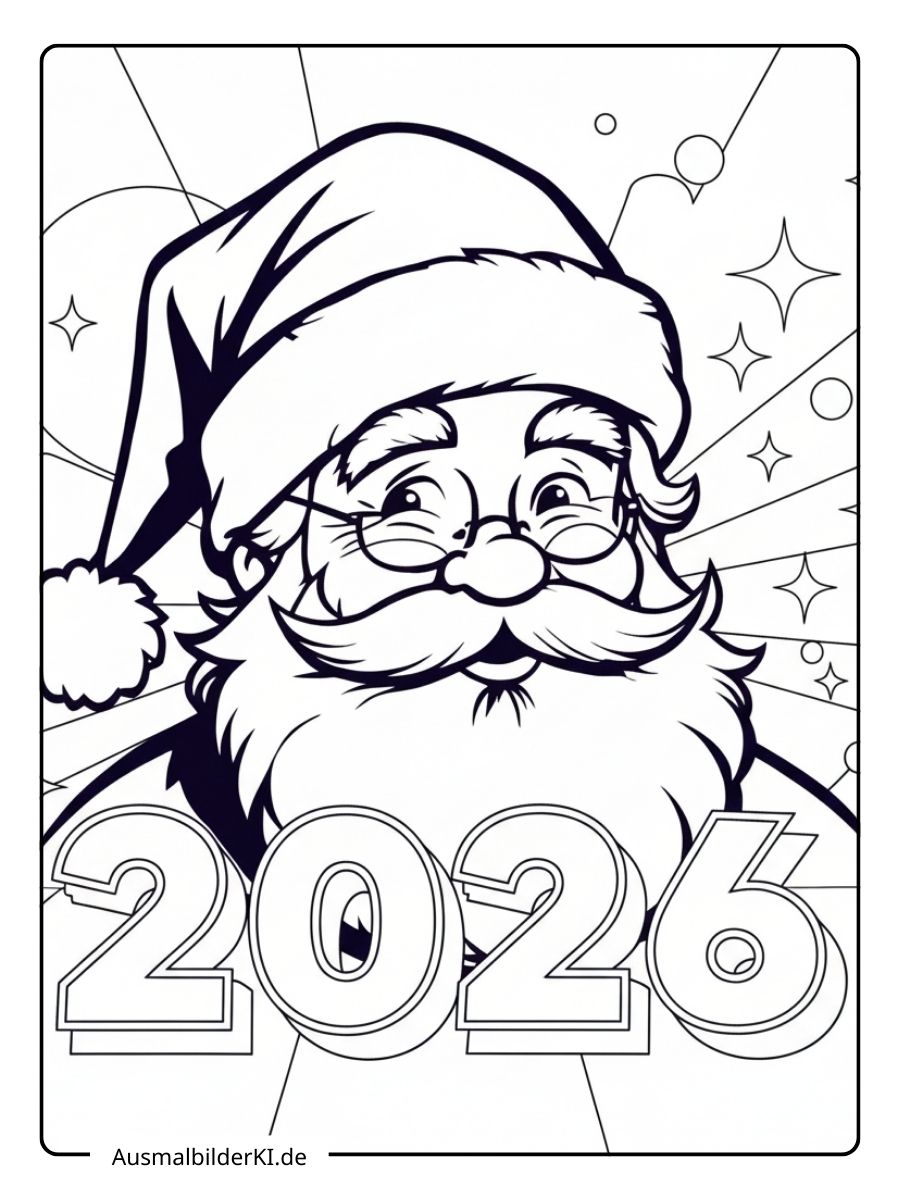 Ausmalbilder Neujahr (14)