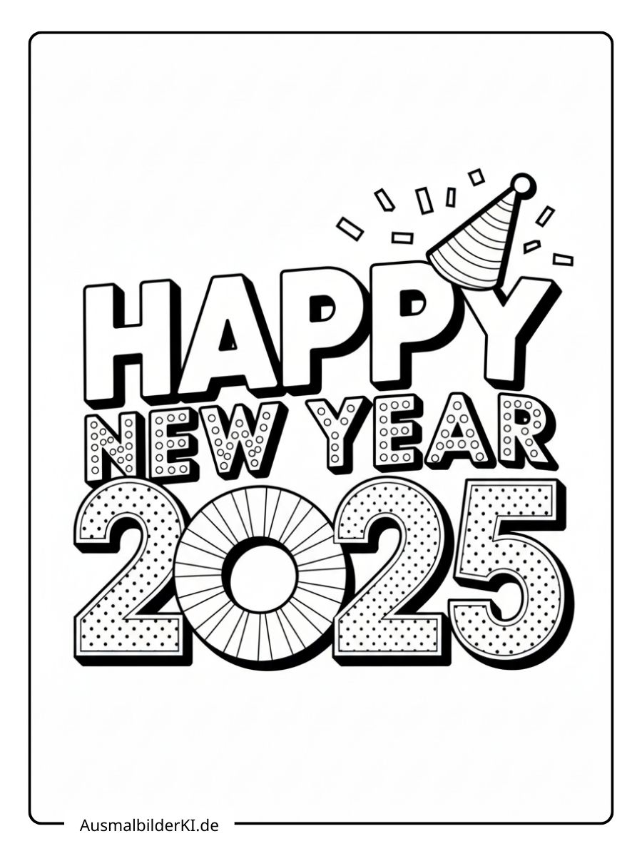 Ausmalbilder Neujahr (15)