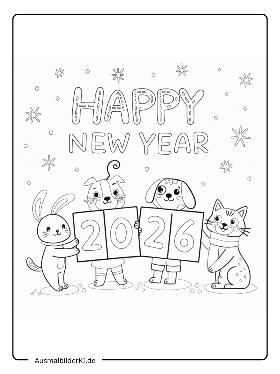 Ausmalbilder Neujahr (16)