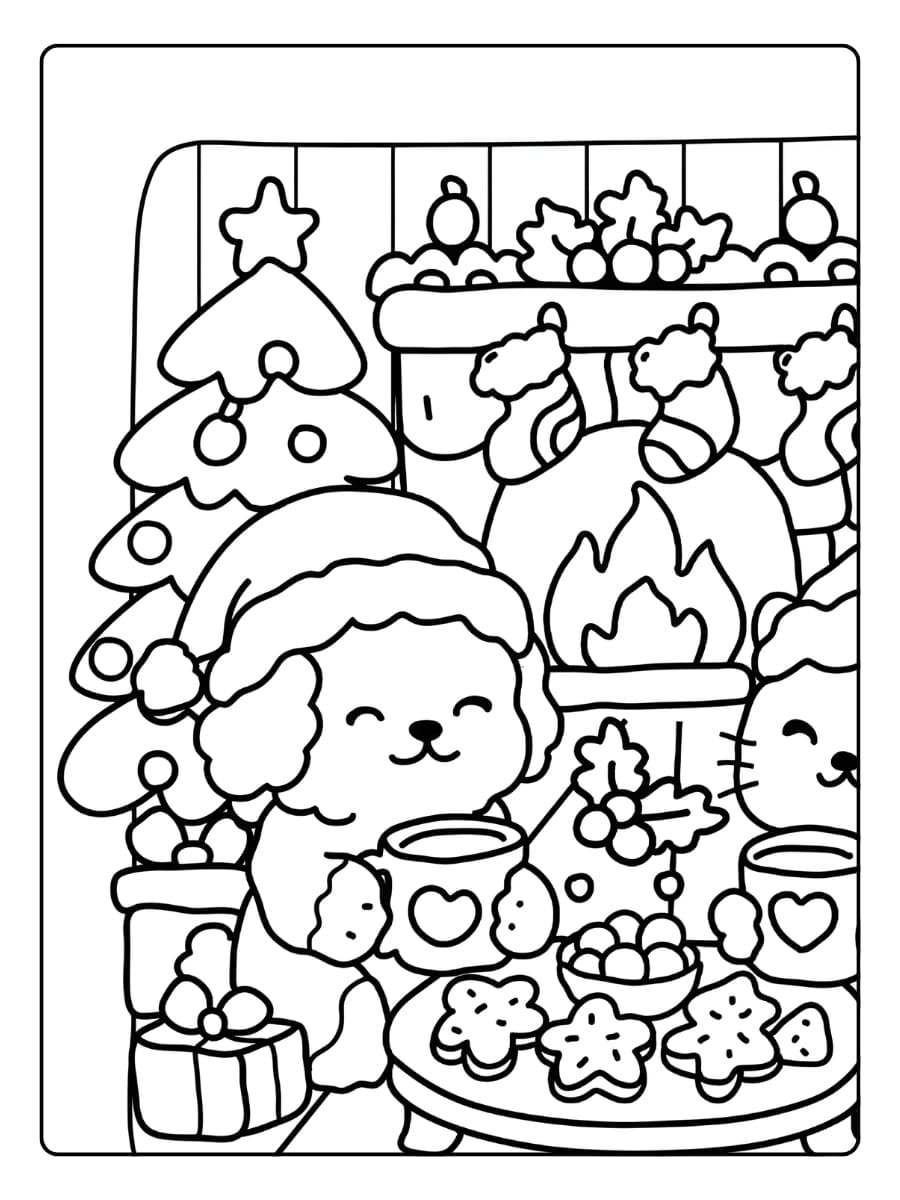 Ausmalbilder Weihnachten – Einfache Malvorlagen für Weihnachten verfügbar