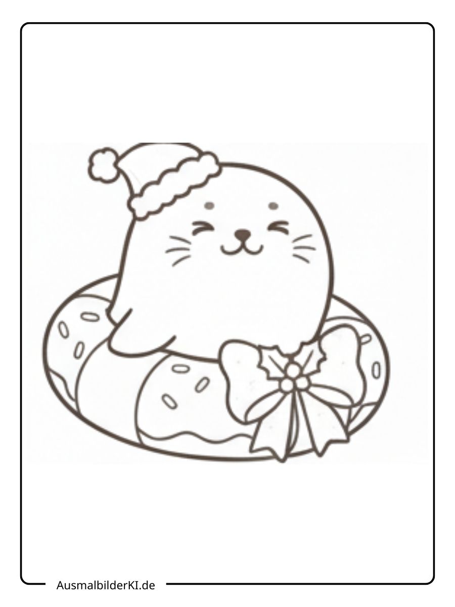 Ausmalbilder Weihnachten tiere (5)