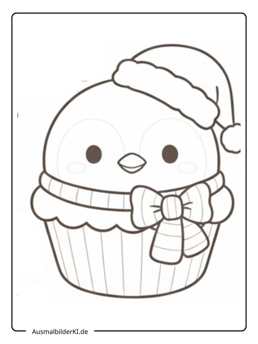 Ausmalbilder Weihnachten tiere