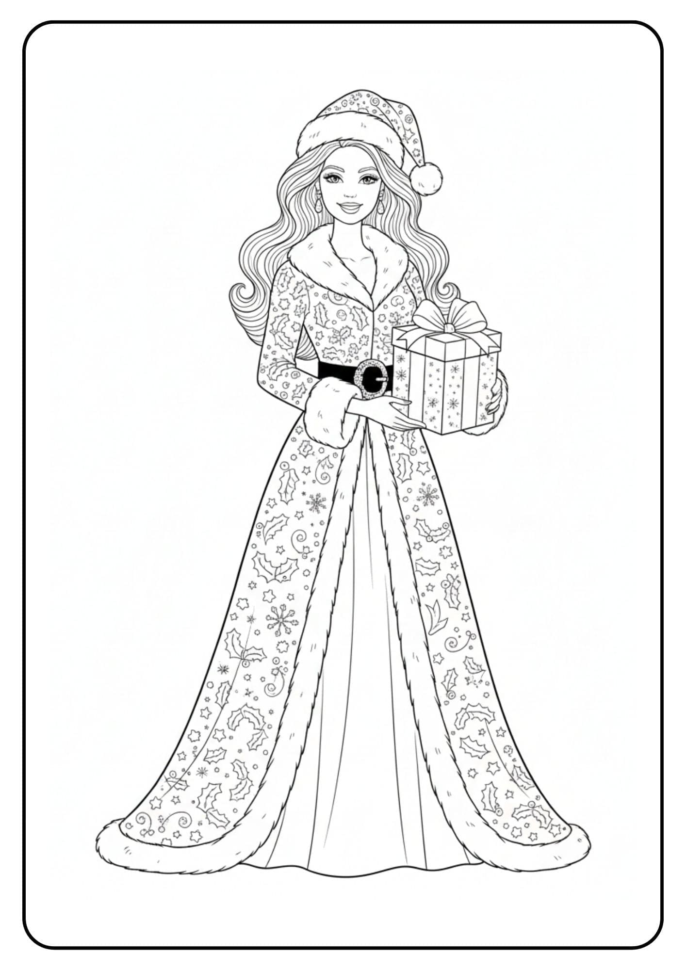 Barbie Weihnachten Frau