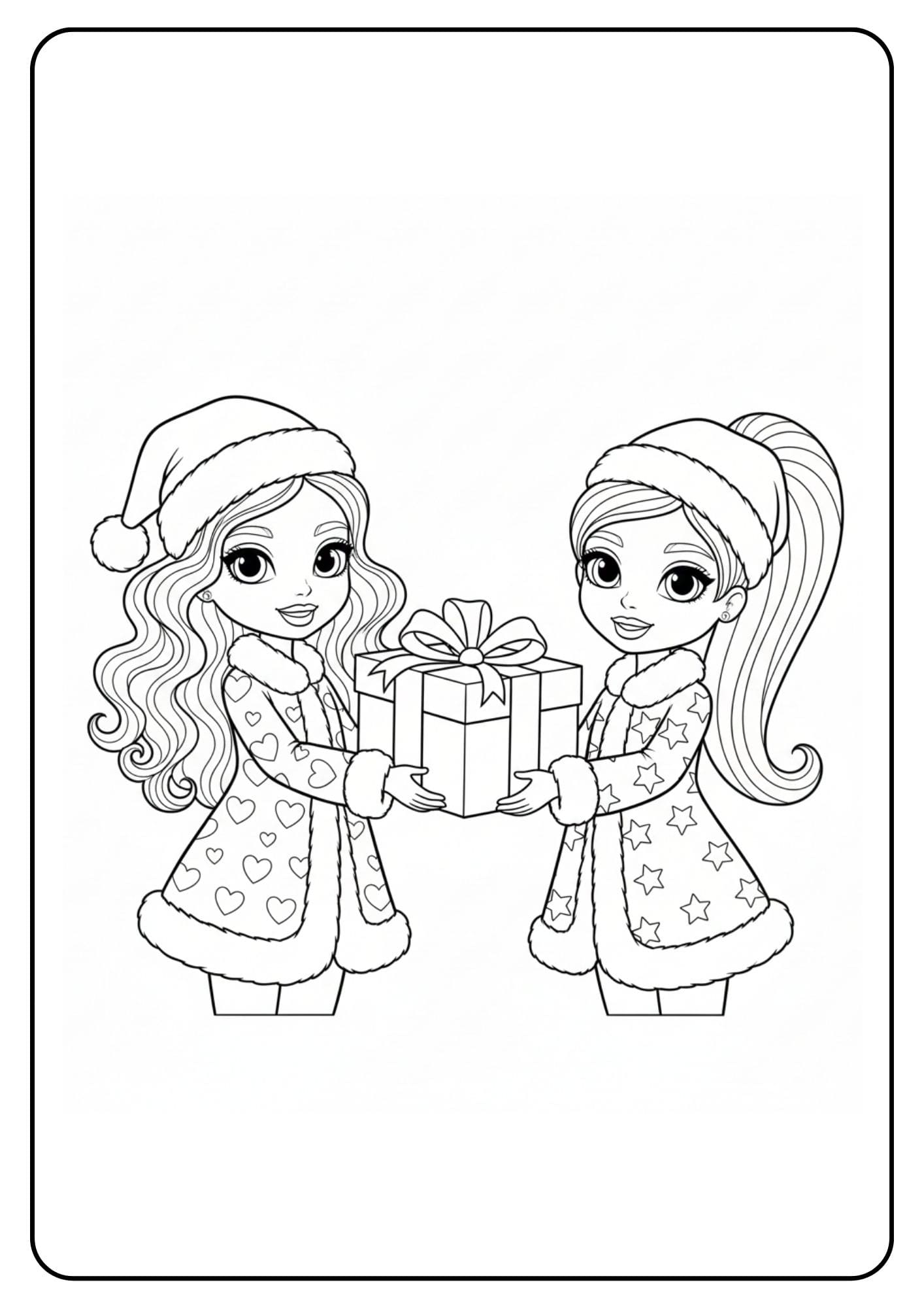 Barbie Weihnachten Geschenkübergabe