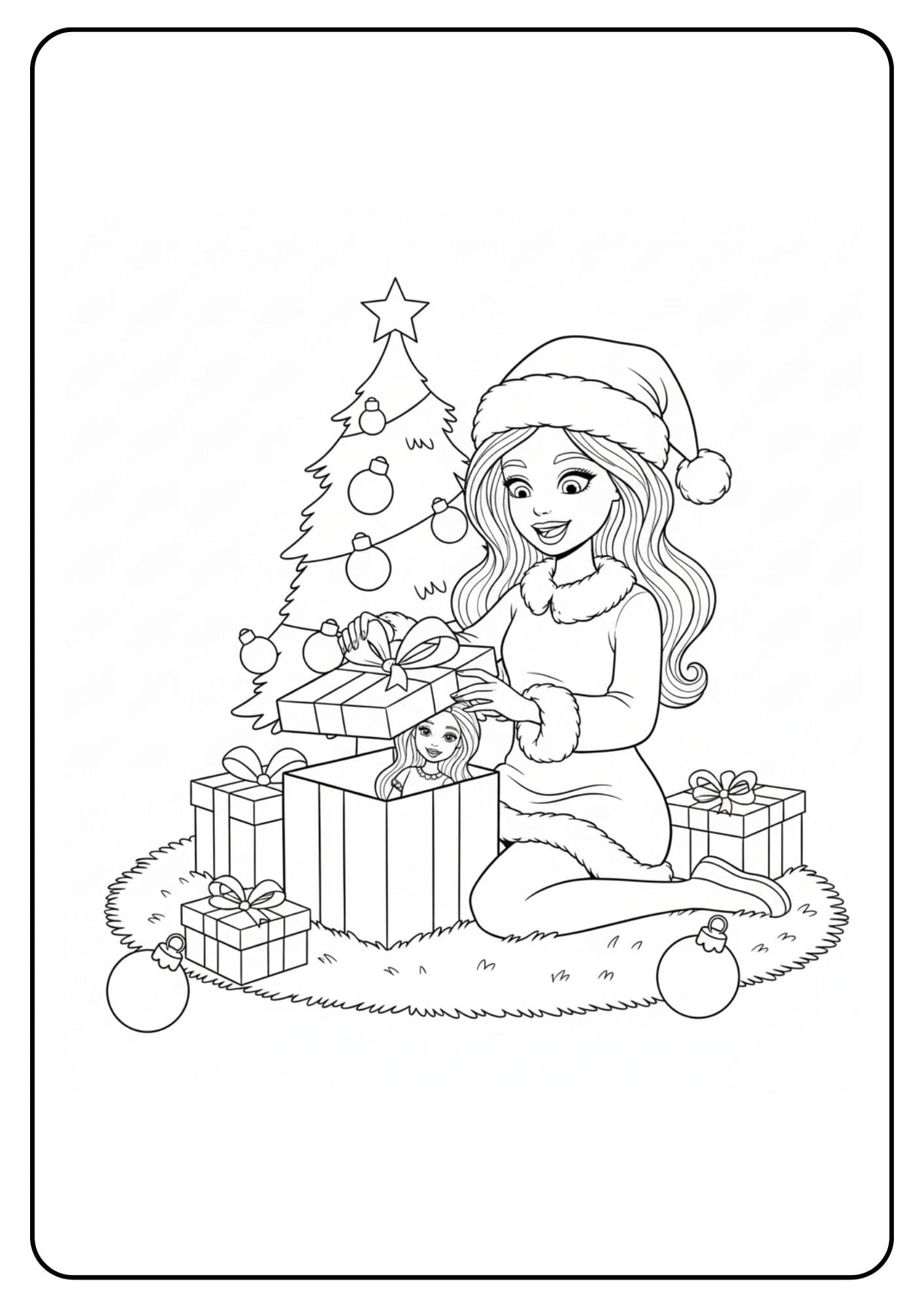 Barbie Weihnachten Öffnen