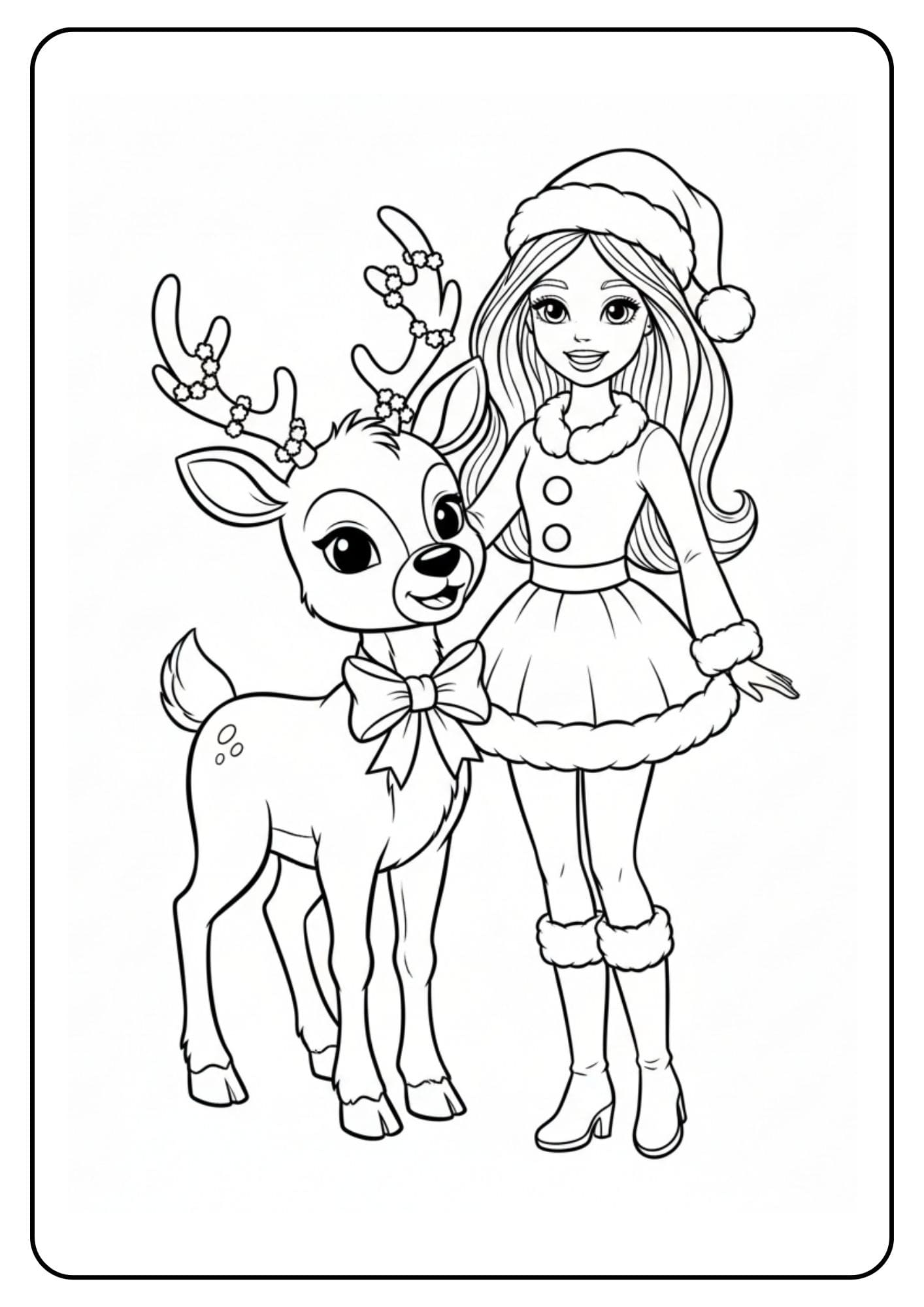 Barbie Weihnachten Rentier