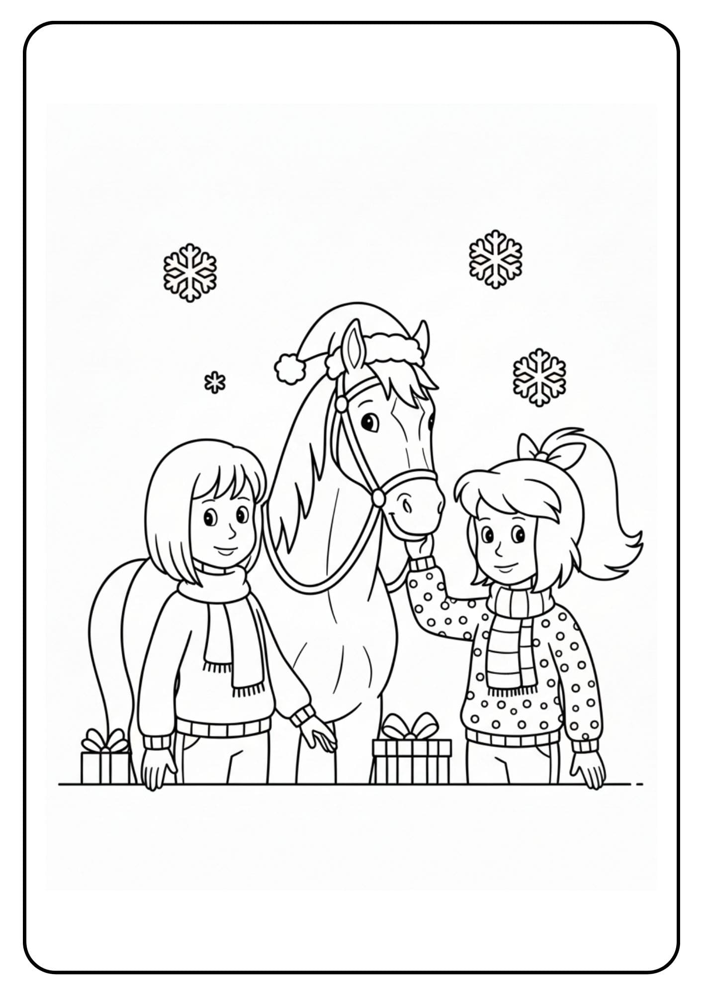 Bibi und Tina Weihnachten Pferd