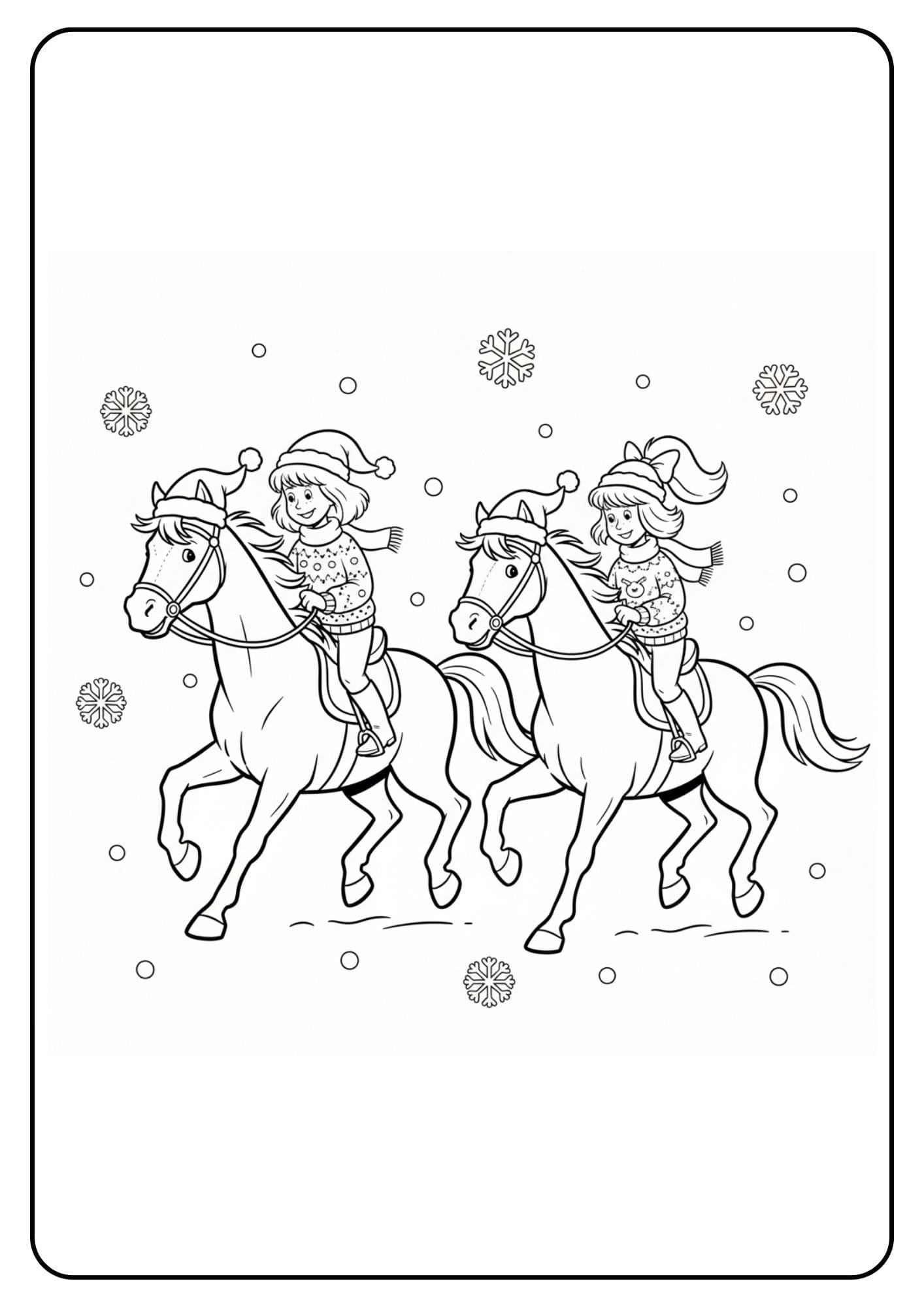 Bibi und Tina Weihnachten Reiten