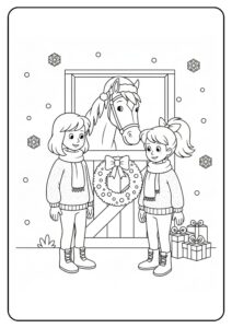 Bibi und Tina Weihnachten Stall