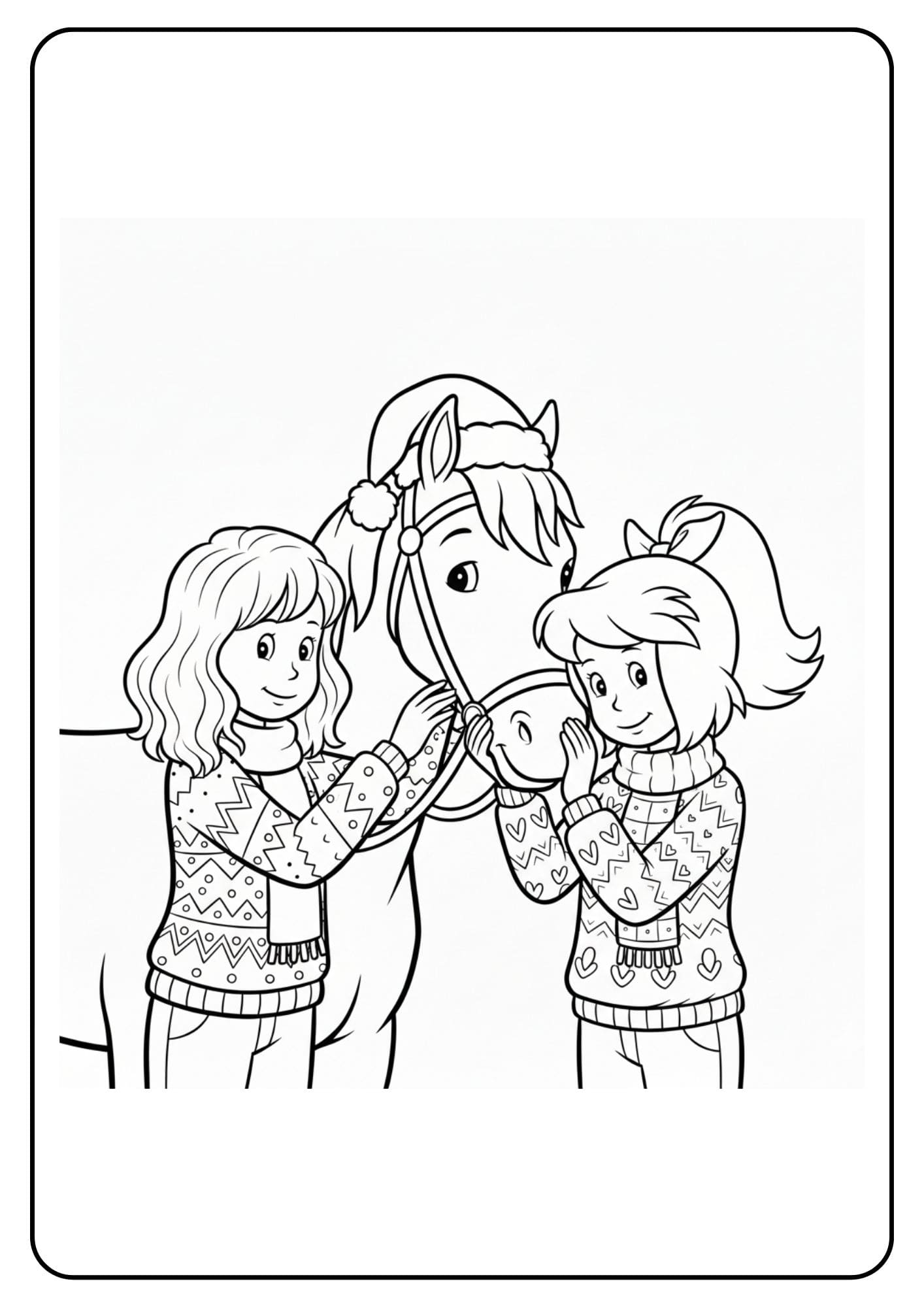 Bibi und Tina Weihnachten Umarmung