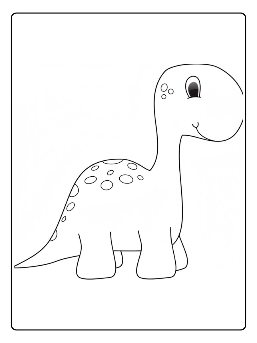 Dicke Linien wie Dino Ausmalbilder