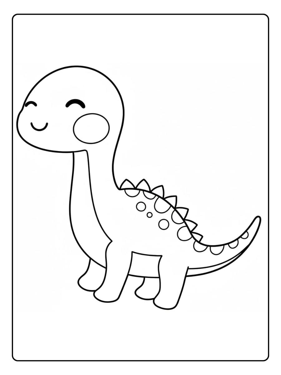 Einfache Umrisszeichnung T Rex dino ausmalbilder