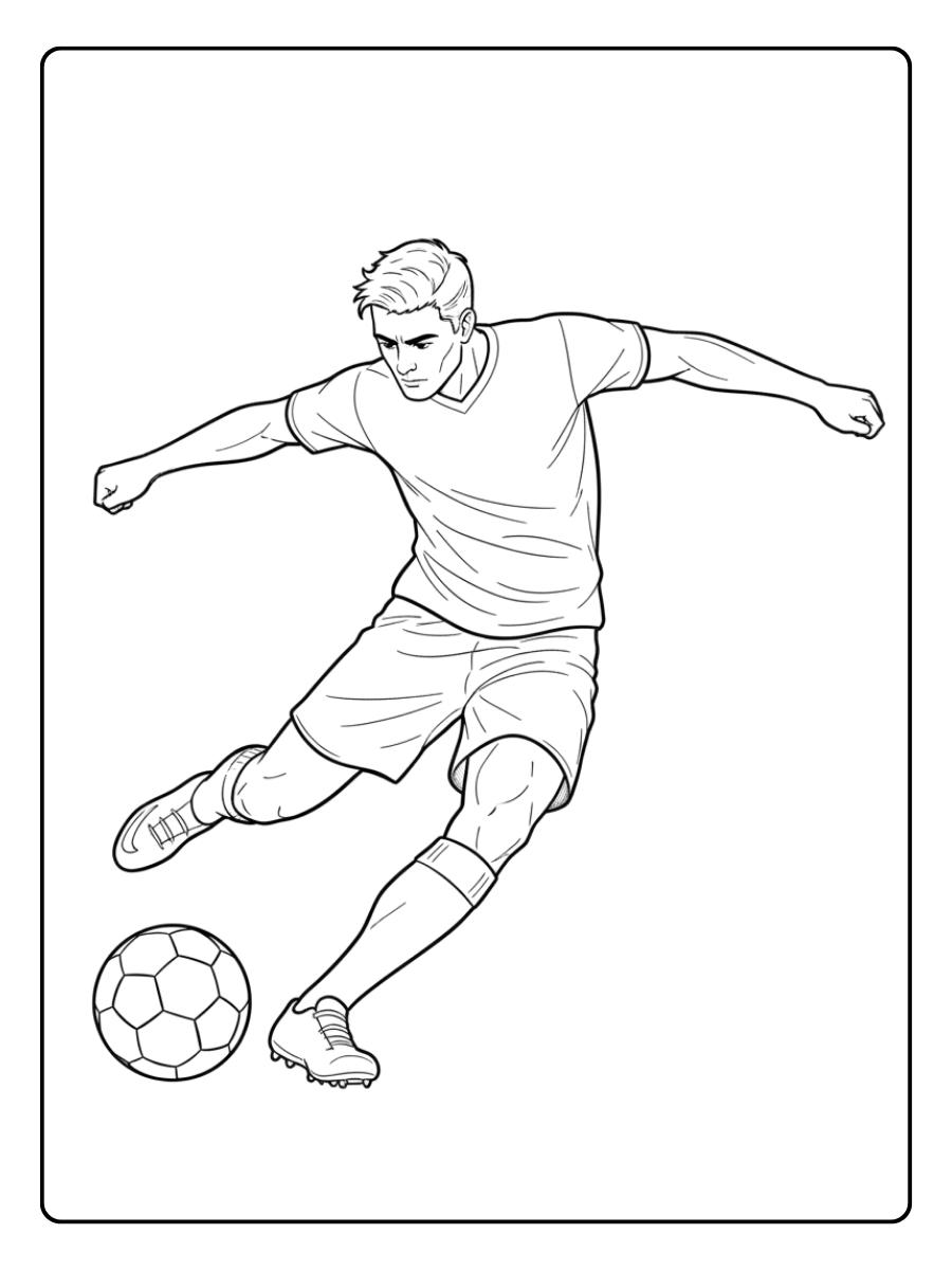 Fußballer Ausmalbild Mein Torwart Held