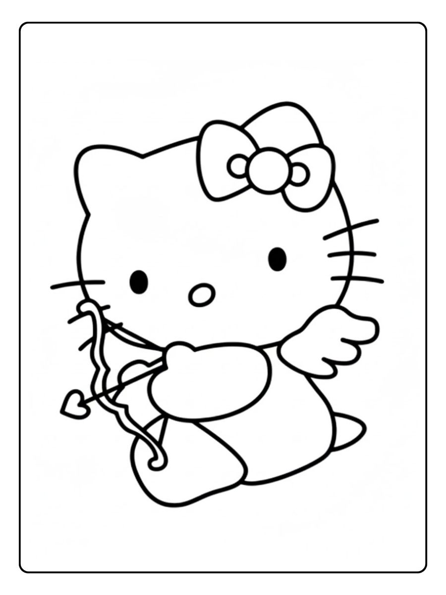 Hello Kitty Ausmalbilder als Ballerina