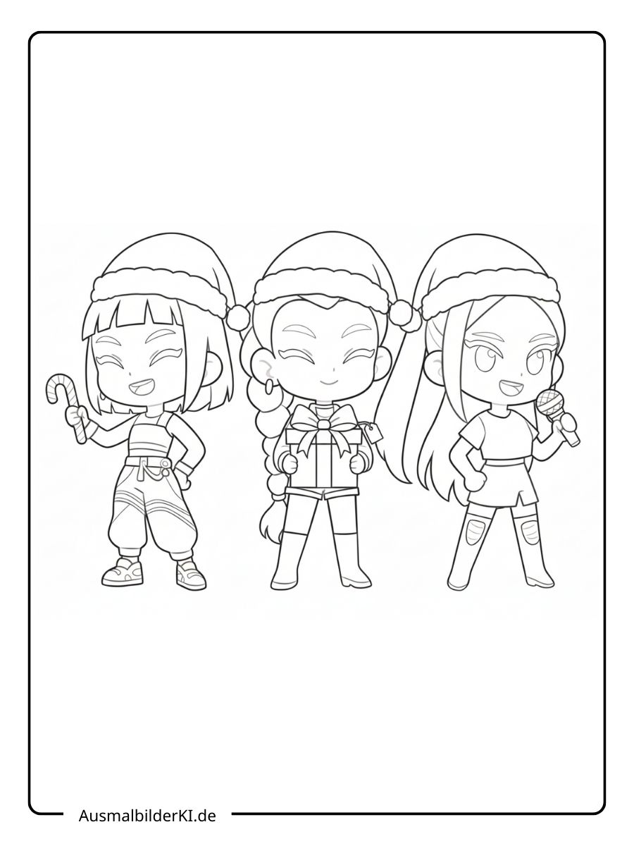 Kpop Demon Hunters Ausmalbilder (7)