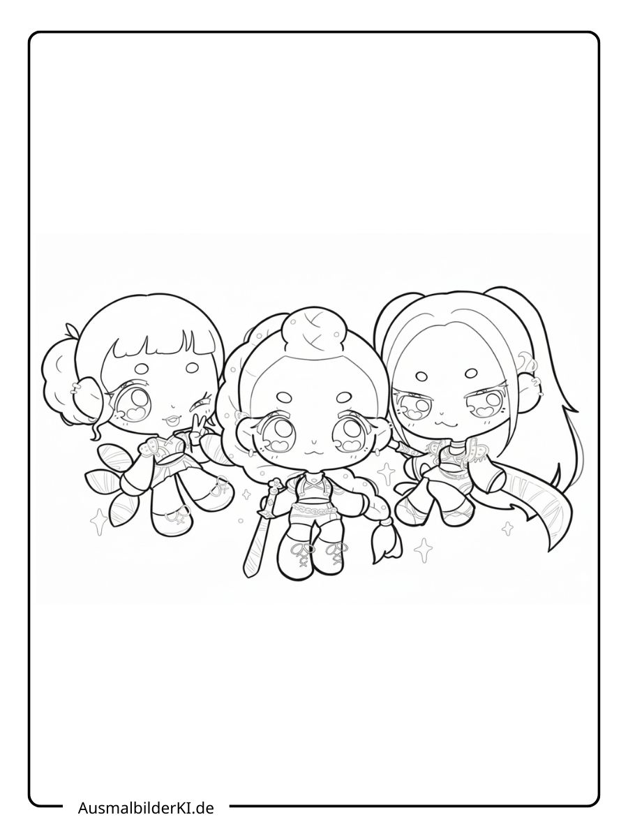 Kpop Demon Hunters Ausmalbilder (9)