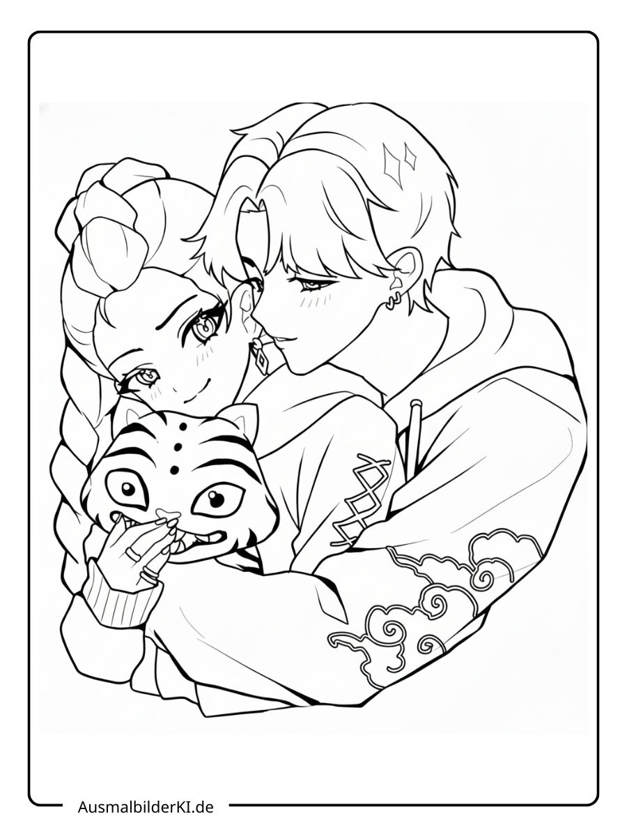 Kpop Demon Hunters Ausmalbilder Rumi (5)