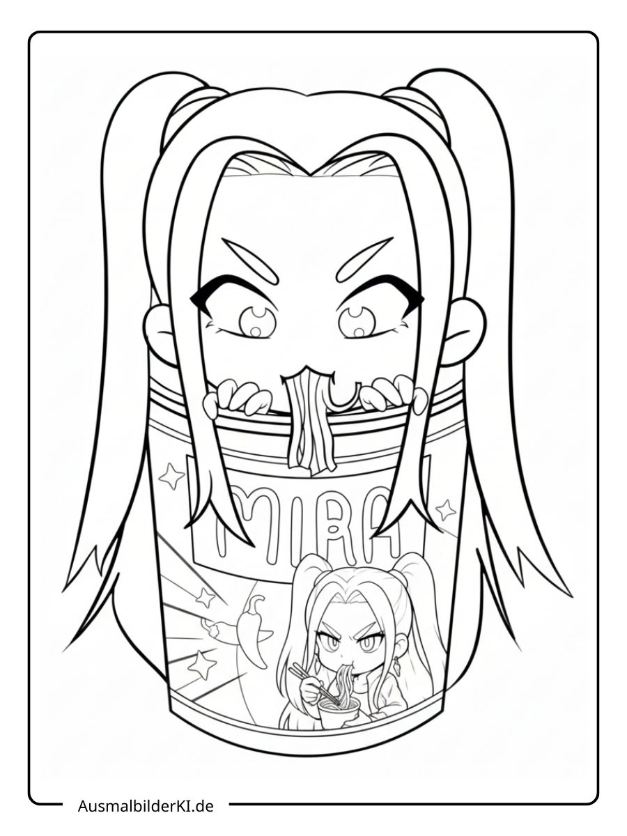 Kpop Demon Hunters Ausmalbilder​ 12