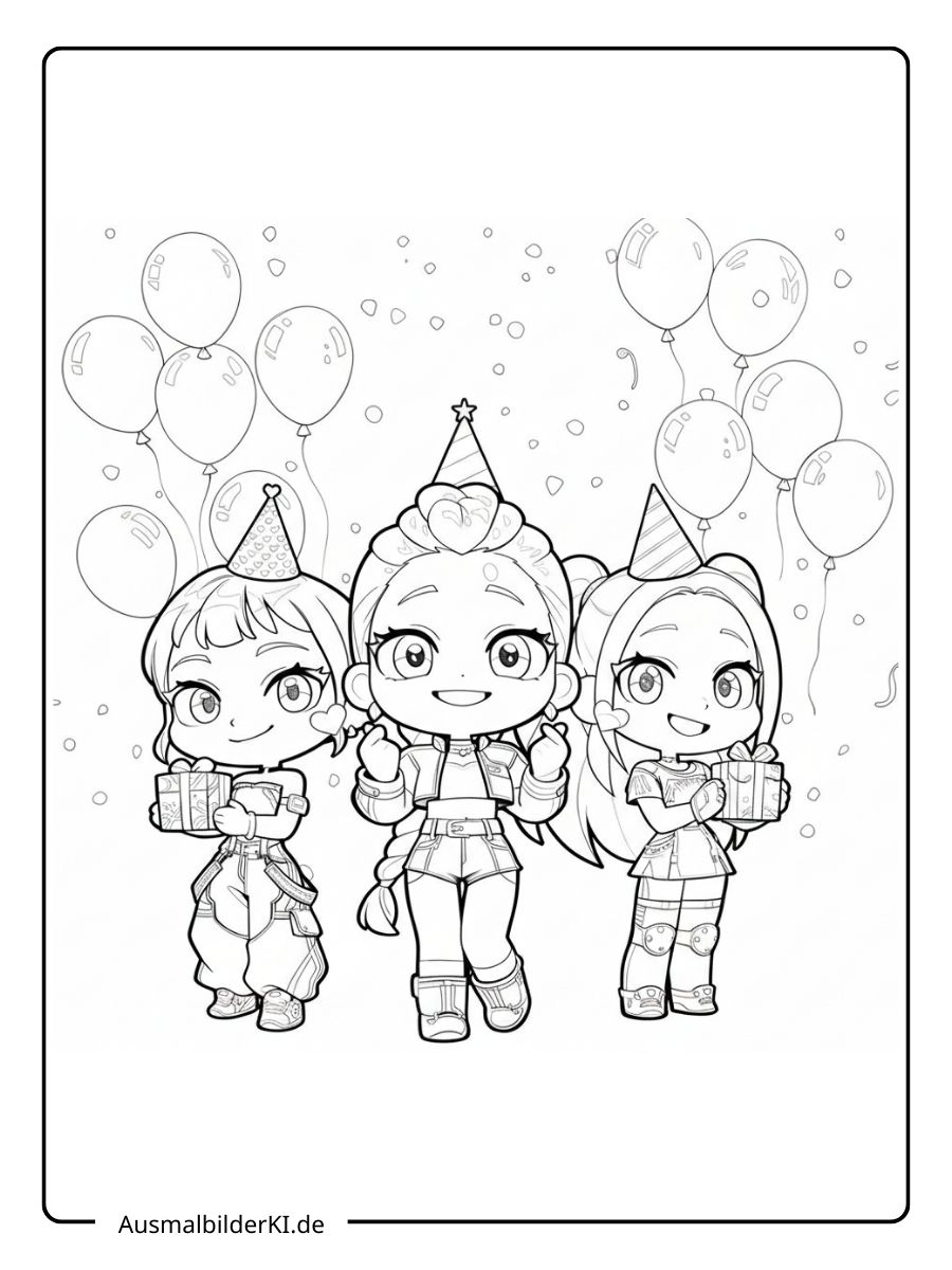 Kpop Demon Hunters Ausmalbilder​ (14)