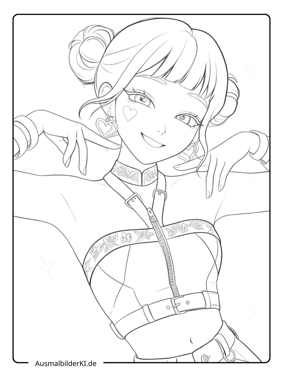 Kpop Demon Hunters Ausmalbilder​ (17)