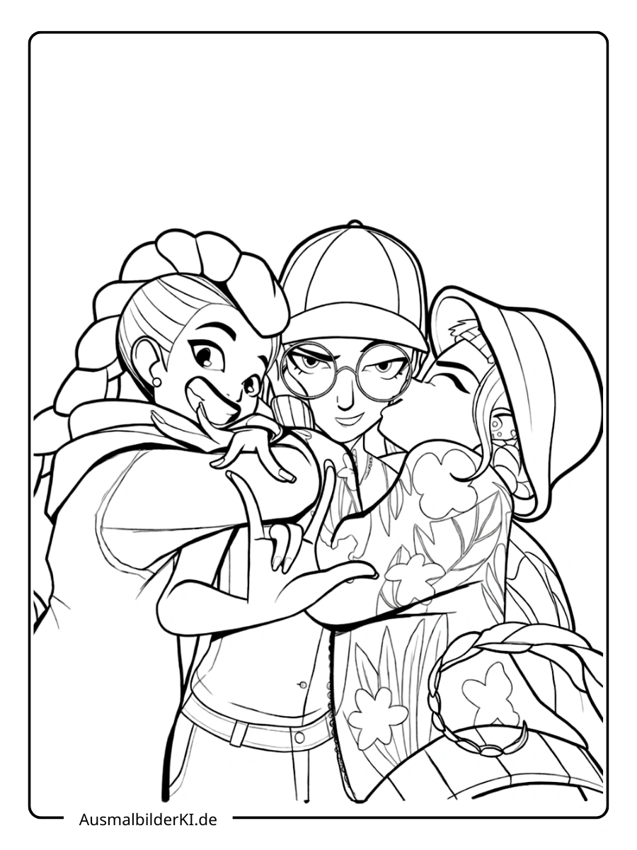 Kpop demon hunter ausmalbider (5)