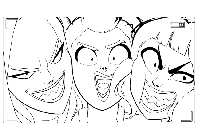 Kpop demon hunter ausmalbider (6)