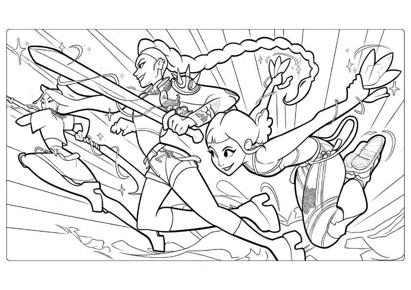 Kpop demon hunter ausmalbider (7)