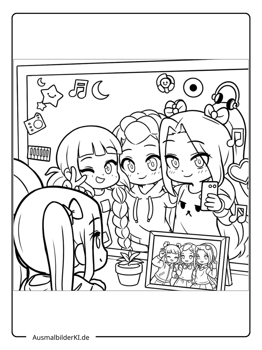 Kpop demon hunter ausmalbider (9)