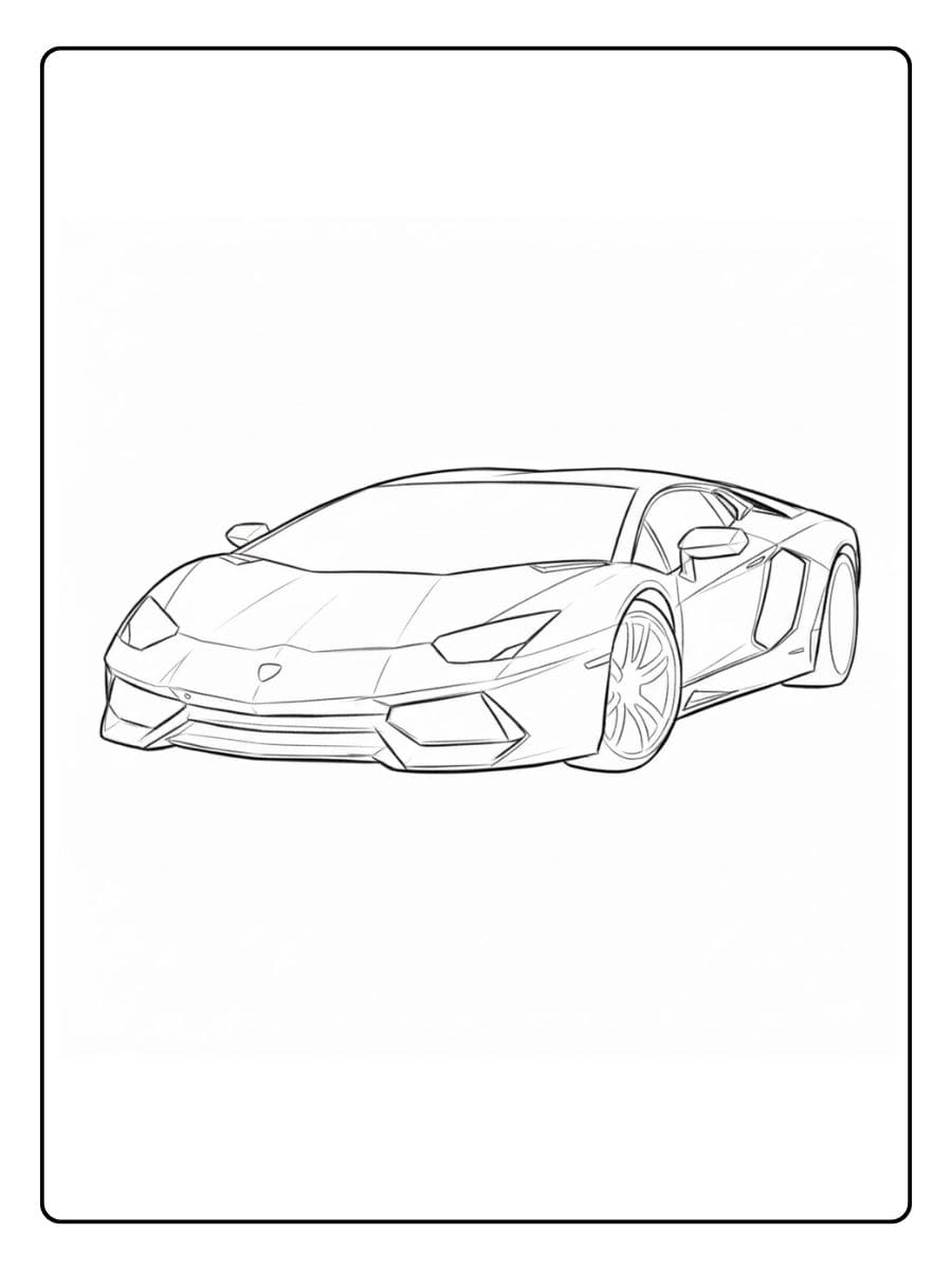 Lamborghini Urus Ausmalbilder Elegantes Sportwagen Design