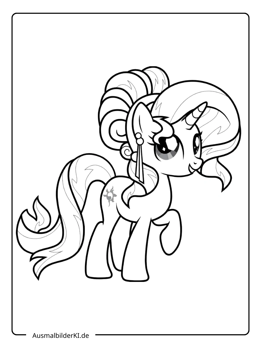 Sunny Starscout aus der neuen My Little Pony Generation Ausmalbild.