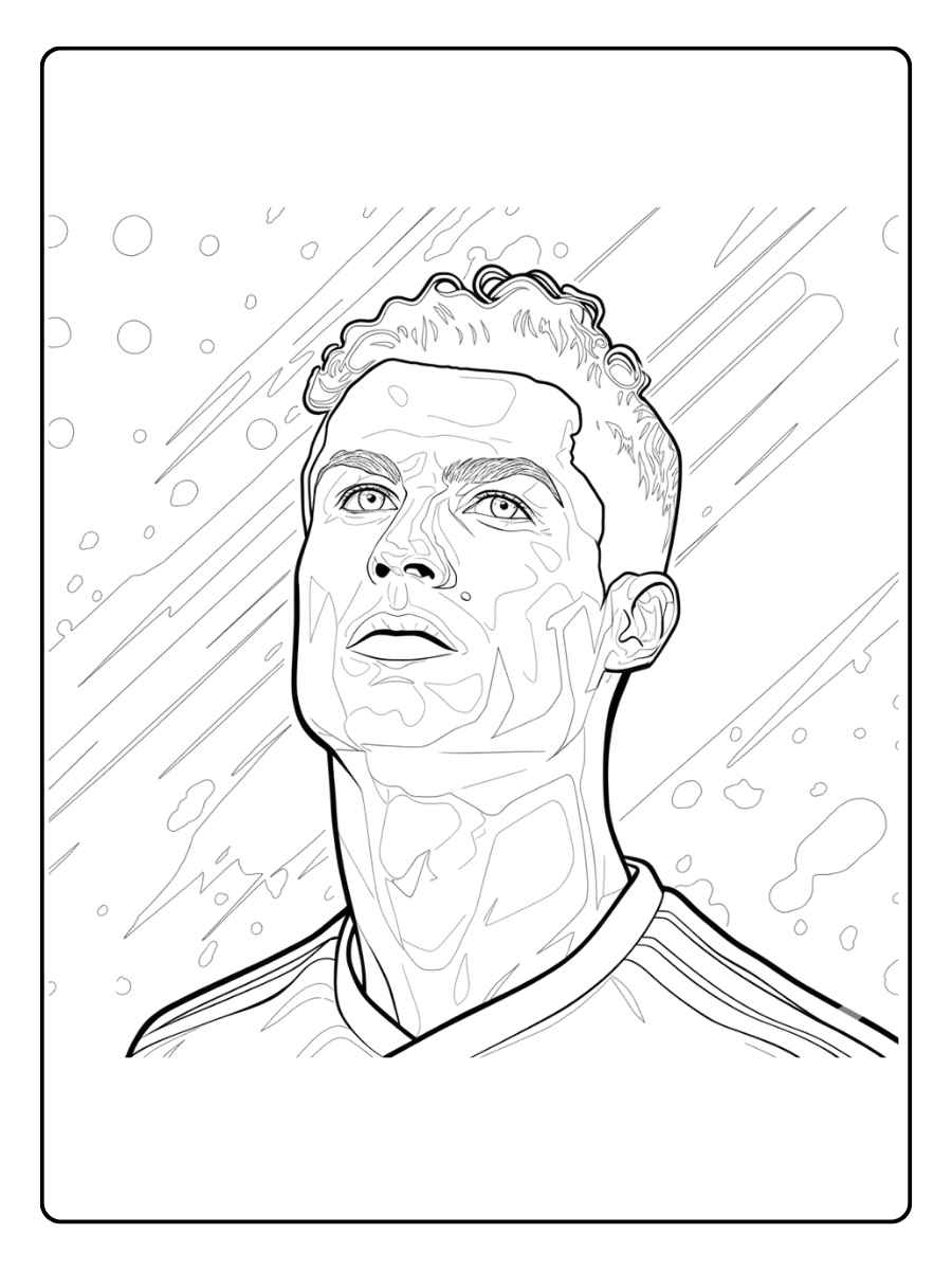 Ronaldo Ausmalbilder Der Star Stürmer