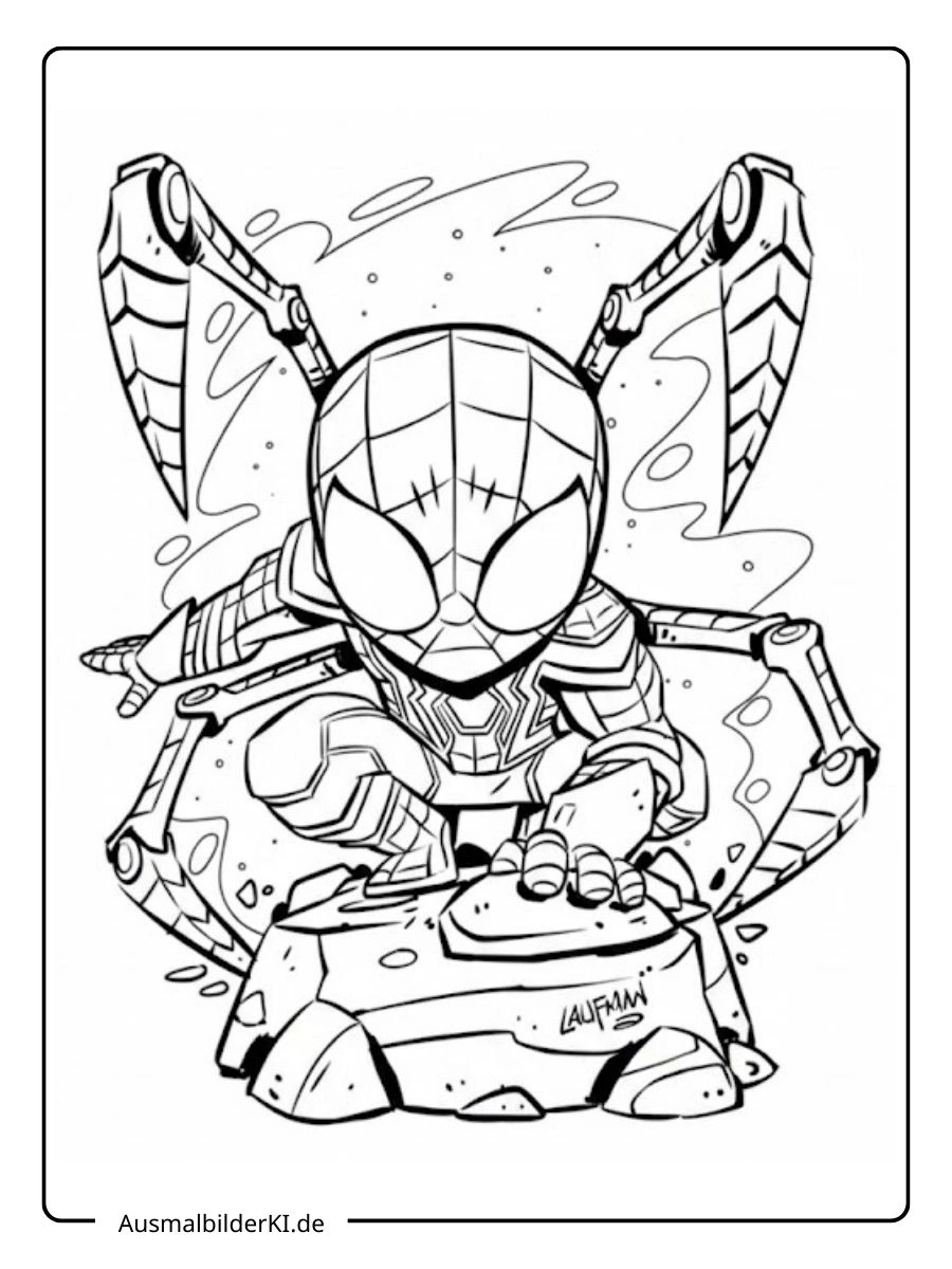 Spiderman Ausmalbilder (4)