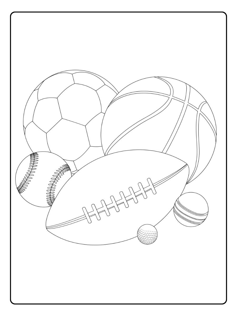 Sportarten Malvorlagen Alle Sportbälle