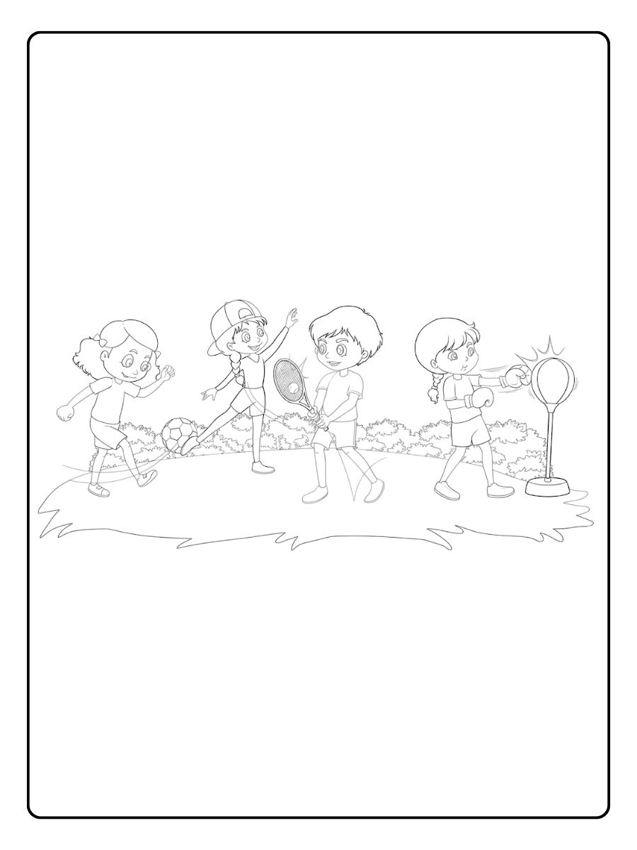 Sportarten Malvorlagen Alles für den Spor