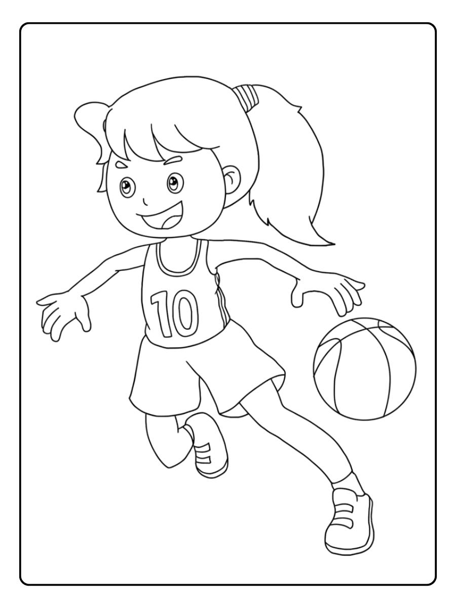 Sportarten Malvorlagen Spaß mit Sportbällen