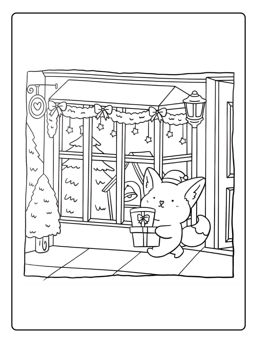 Süße Weihnachten Ausmalbilder (1)