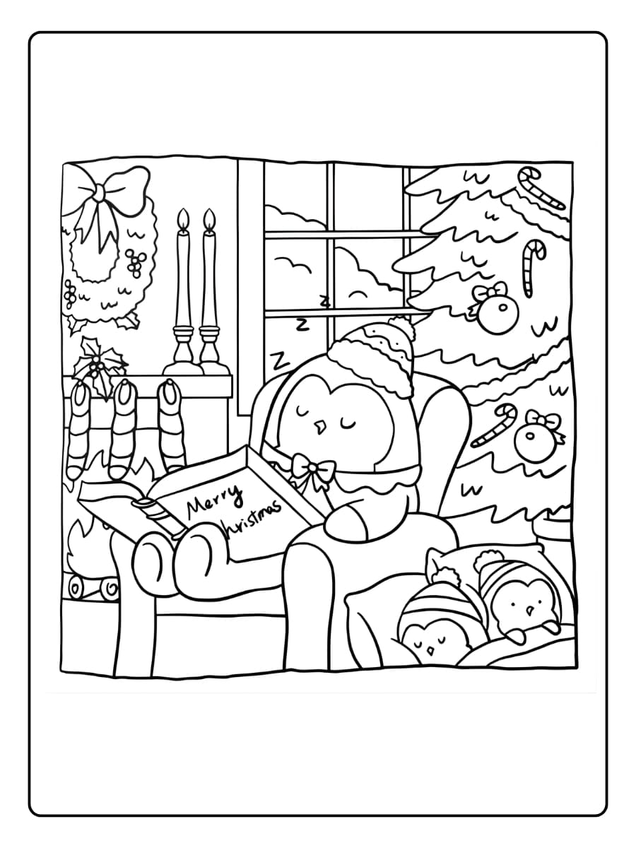 Süße Weihnachten Ausmalbilder (11)