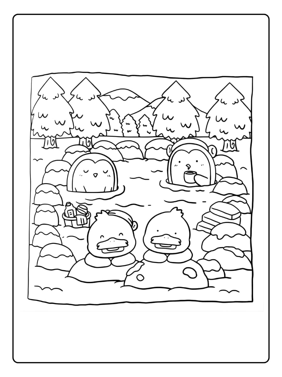 Süße Weihnachten Ausmalbilder (13)