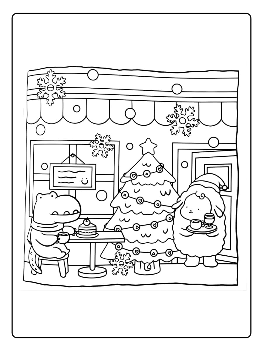 Süße Weihnachten Ausmalbilder (14)