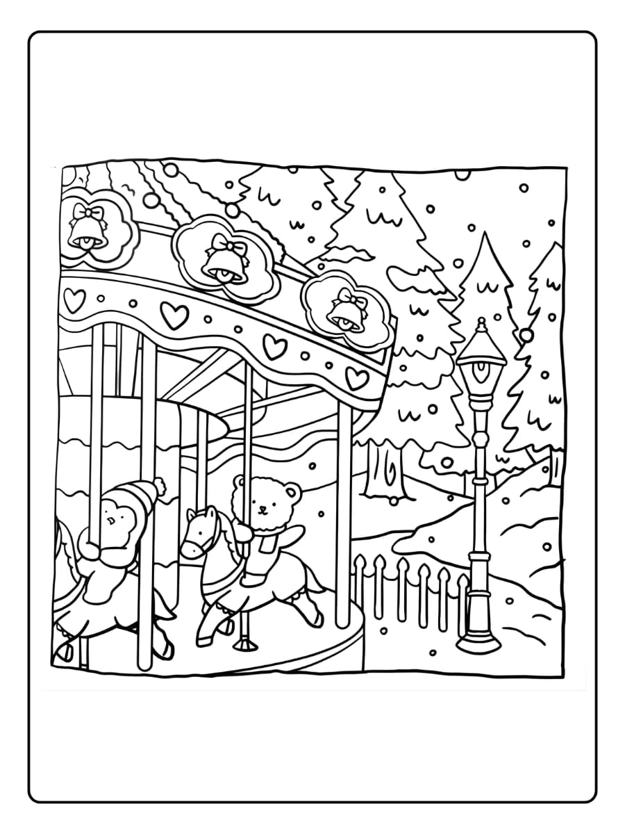 Süße Weihnachten Ausmalbilder (15)