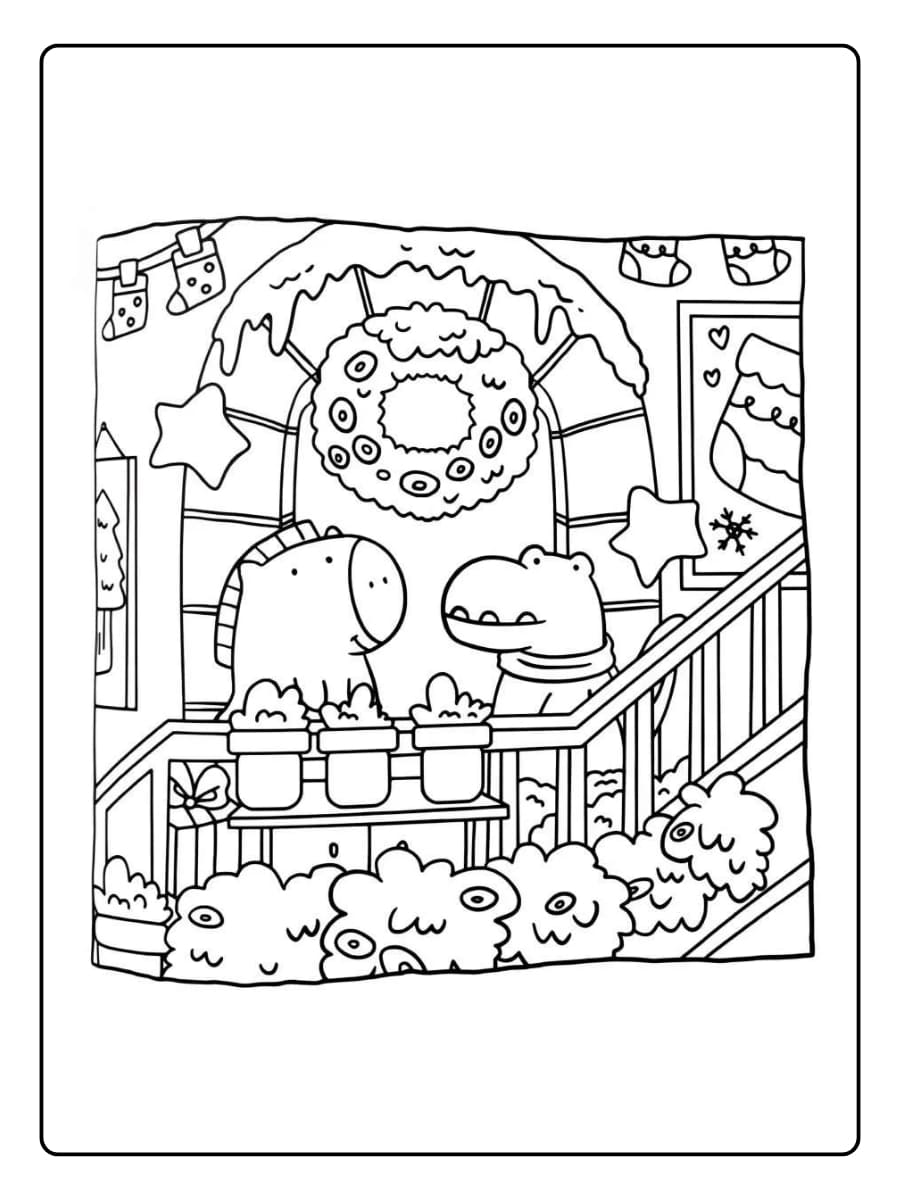 Süße Weihnachten Ausmalbilder (16)