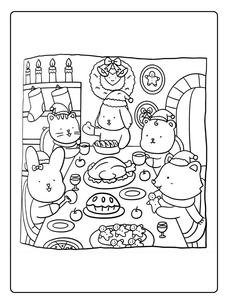 Süße Weihnachten Ausmalbilder (17)