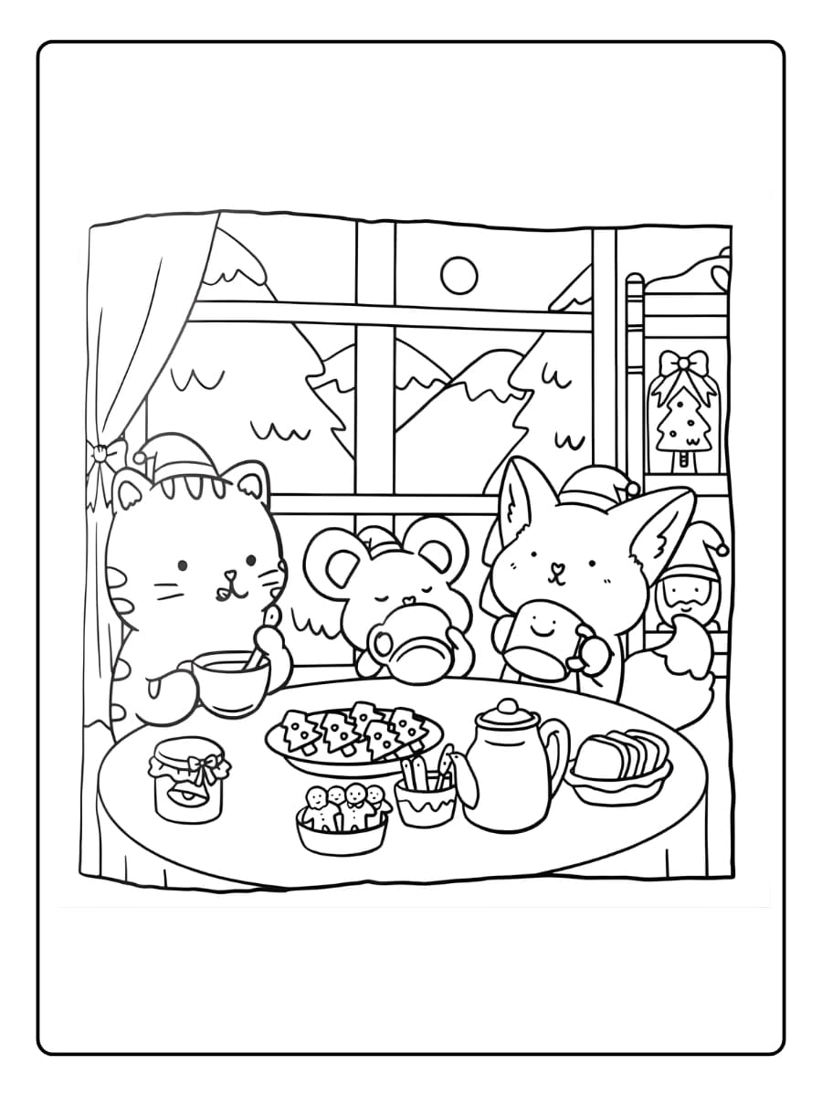 Süße Weihnachten Ausmalbilder (19)