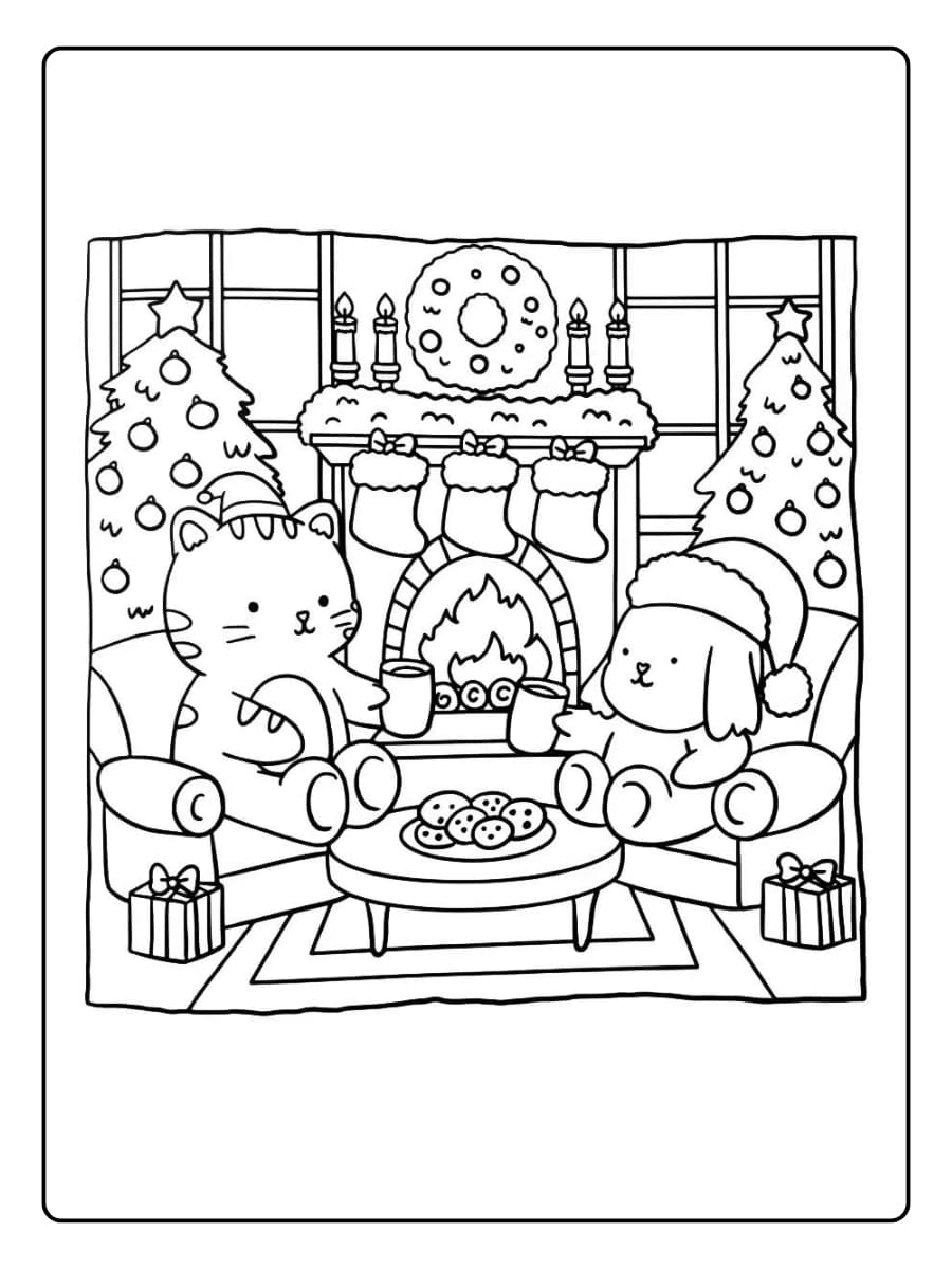 Süße Weihnachten Ausmalbilder (2)
